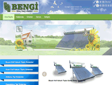 Tablet Screenshot of bengienerji.com